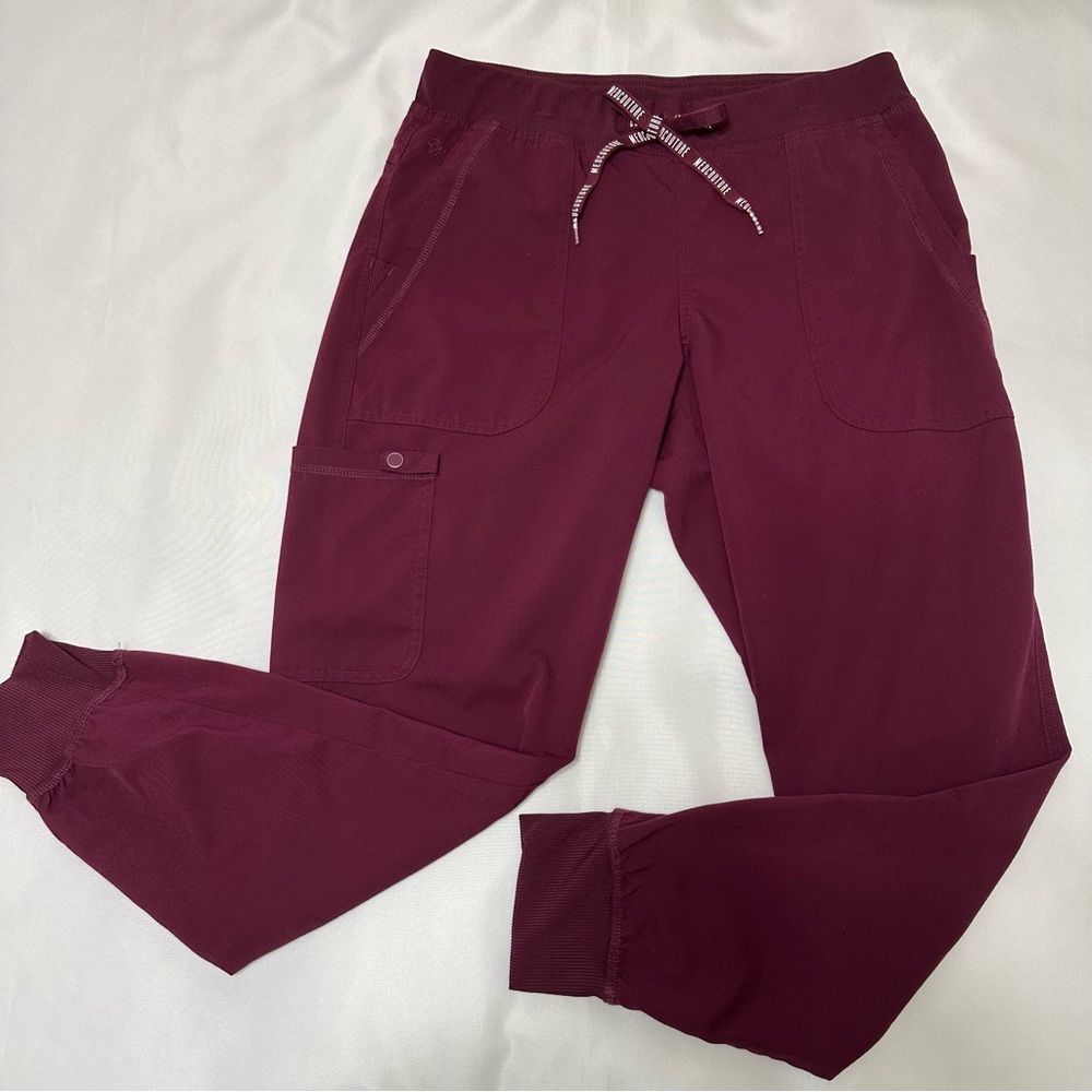 Med Couture Burgundy Women's Pants